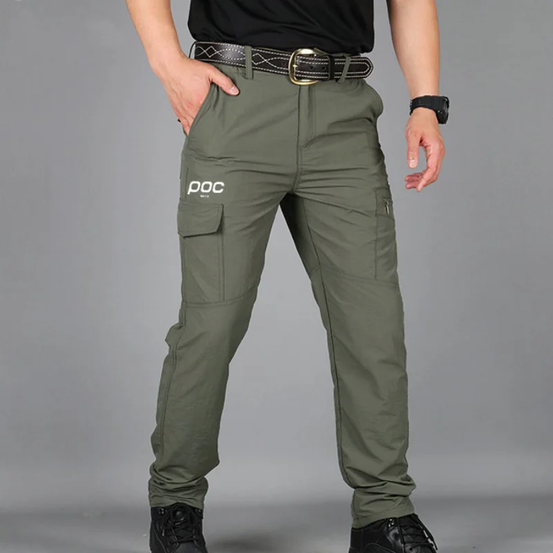 

2022 Cargo Pants Men Outdoor Waterproof Combat Military MOTO POC Cycling Trousers Casual Multi Pocket Pants Male Work Joggers
