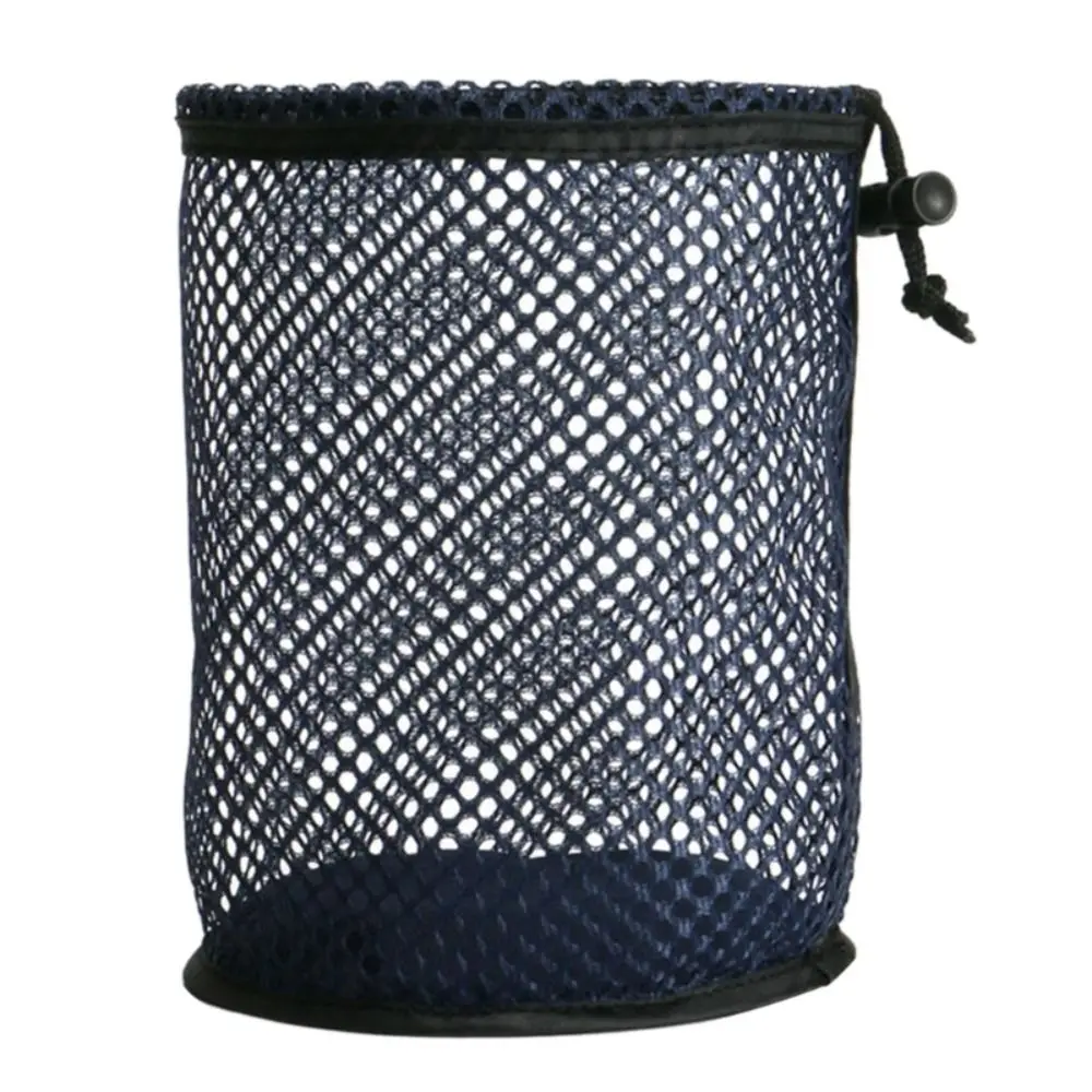 Durable 12/25/50 Golf Drawstring Pouch Mesh Nylon Golf Mesh Net Bag 3 Colors Large Capacity Golf Training