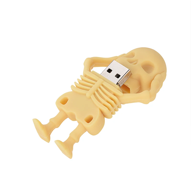 flash drive Skeleton model Pen Drive 8GB 16GB 32GB 64GB New USB stick Flash Disk 32g 64g High Speed Fashion Cle Usb_voghion.com
