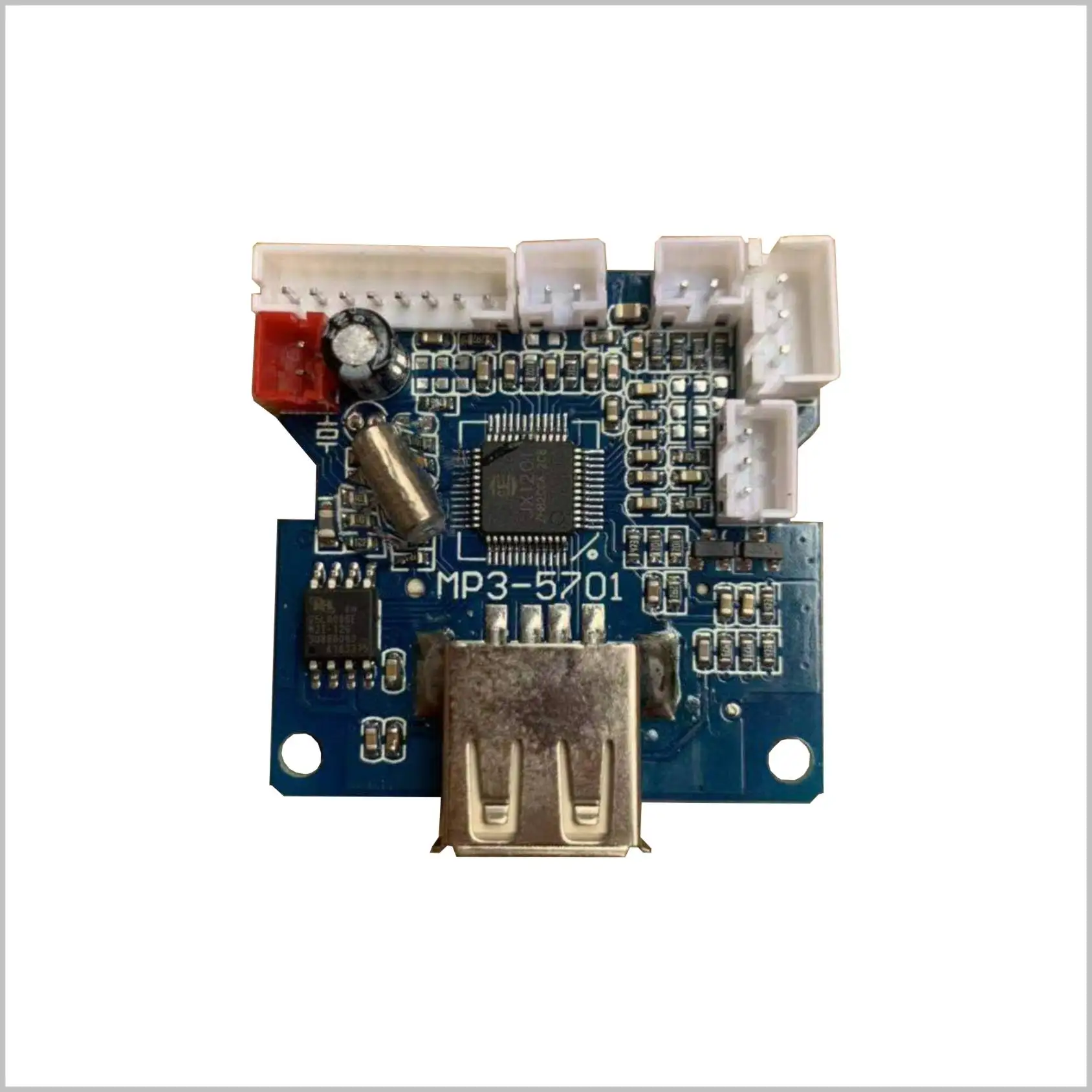 

5V Power Supply MP3-5701 Decoding Board USB Board SD Card Slot Card Reader Mobile Speaker Parts Delivery Bracket