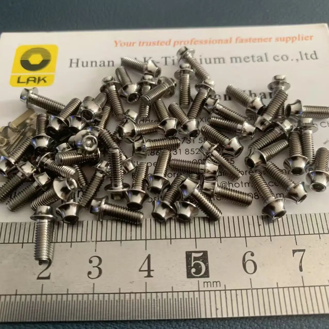 Hex Socket Screw Titanium alloy Gr5 UFO head M3*4 5 6 8 10 12 14 15 16 18 20 22 24 35