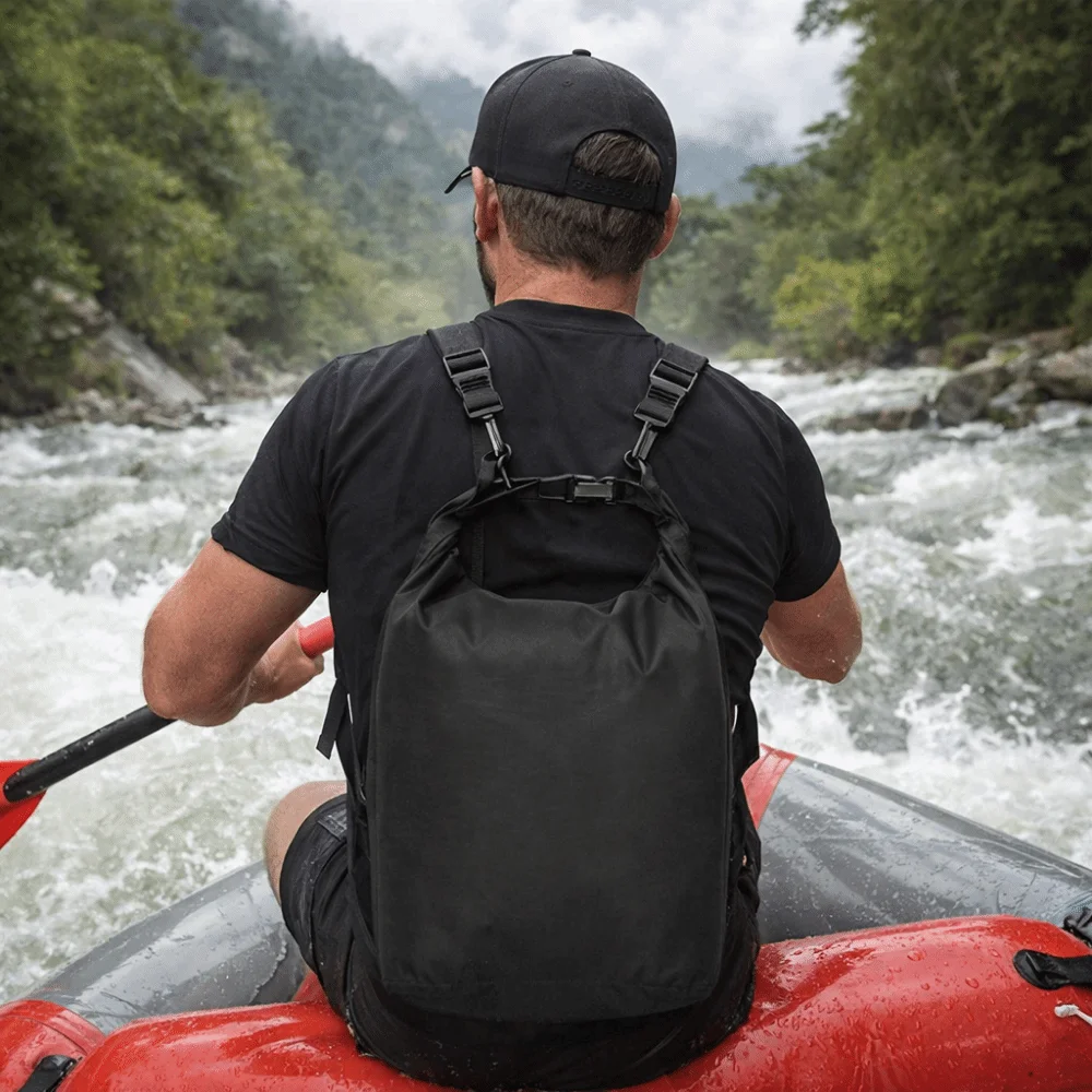 Multifunktionaler 15/20 L Driftsack, leichter, wasserdichter Aufbewahrungssack mit großem Fassungsvermögen, wasserdichter, faltbarer Trockensack für den Swimmingpool – Detail 5