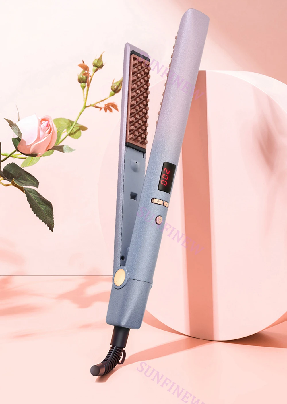 Modelador de Cabelo Mini Flutuante Splint Friso Cerâmica Íon Negativo Curling Ferros Milho Perm Macio Cabelo Ferramentas Estilo Digital 3d 28 Computers & Electronics