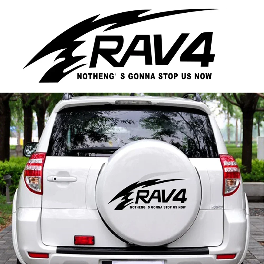 

Новая наклейка для машины внедорожник для Rav4 запасные шины переводная картинка креативные гоночные спортивные автомобили переводная картинка украшение дверная ручка виниловые автомобильные аксессуары