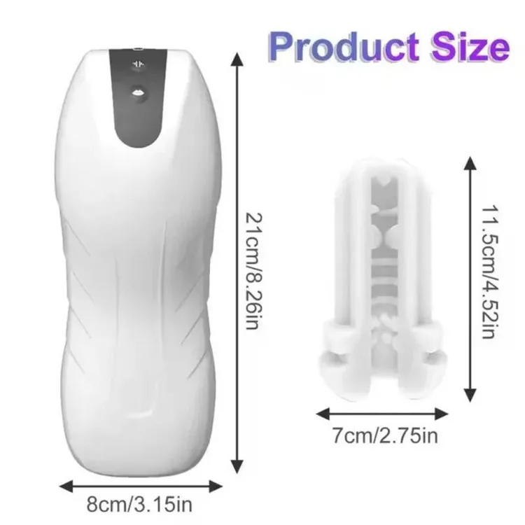 Wearable Male Masturbation Cup With Suction And Vibration Texture_voghion.com