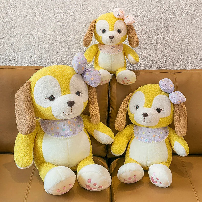 

Новинка Kawaii Disney аниме Cookieann плюшевая игрушка кукла сидящий шарф большой Симпатичный щенок Подушка для сна Мультяшные мягкие набивные куклы Подарки