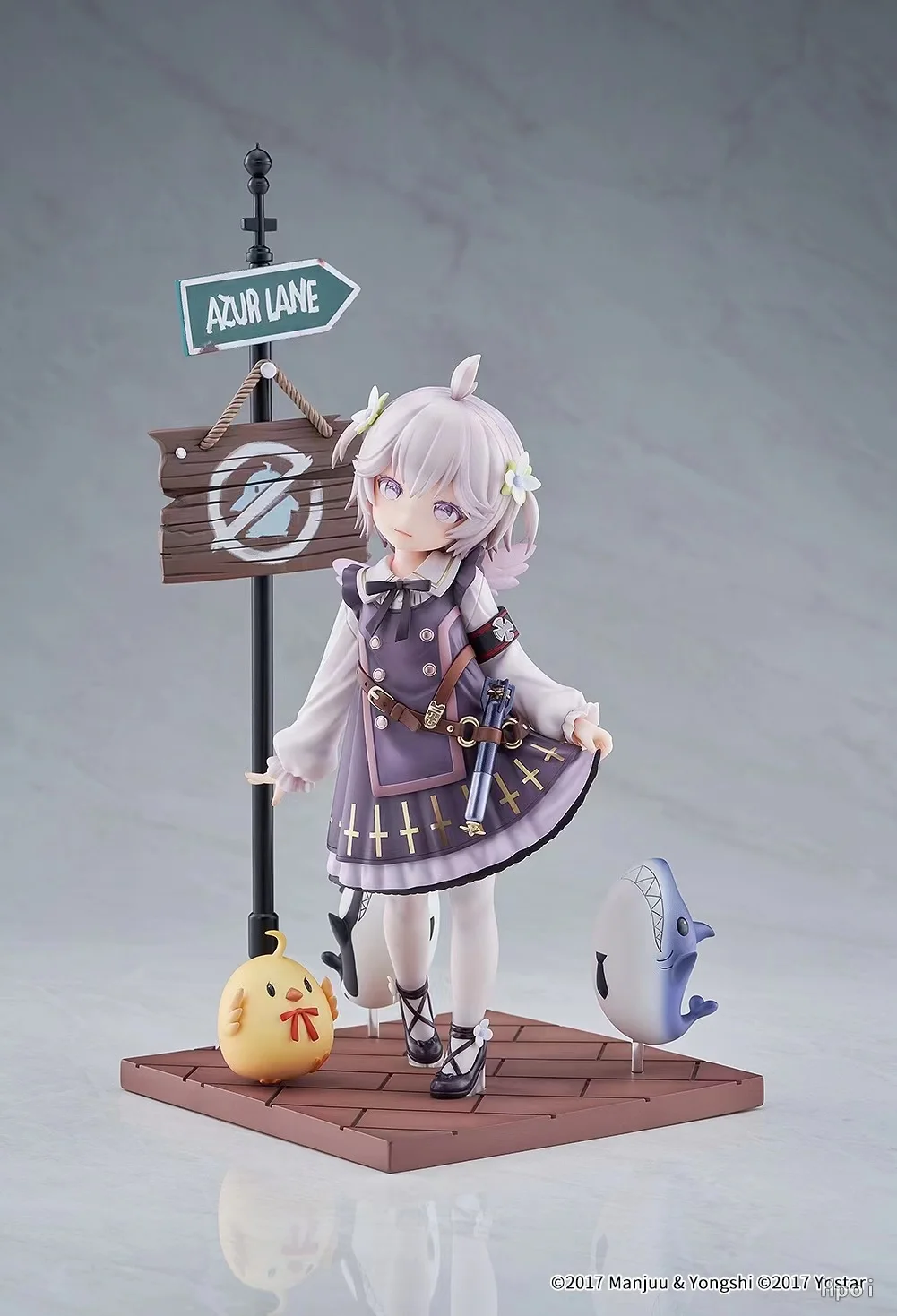 

100% Original Azur Lane U-110 Shark Little Cute Anime figures PVC Action Figure Collectible Model Toys Gifts Ornaments Desktop