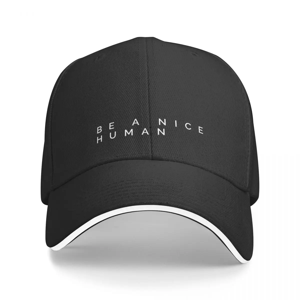 

BE A NICE HUMAN Baseball Cap Beach Outing Dropshipping Hat Women Men's