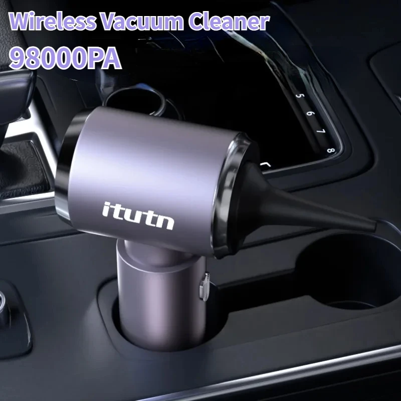 ITUTN 98000PA Wireless Car Vacuum Cleaner Portable Cleaning Machine for Keyboard Powerful Mini Handheld for Car and Home vacuum cleaner,handheld vacuum cleaner,wireless vacuum cleaner,portable vacuum cleaner