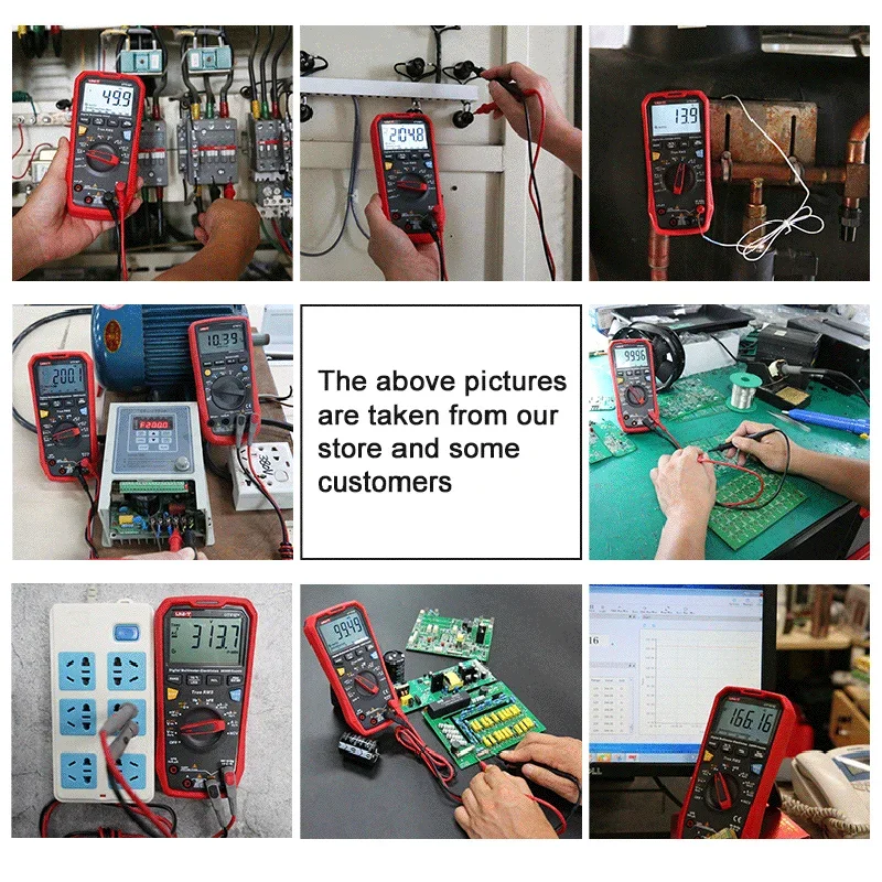 UNI T UT61B+ UT61E+ UT61D+ Plus Smart Professional Digital Multimeter Tester Unit True RMS Auto Range 6000 Counts DC AC 1000V digital multimeter multimeter tester