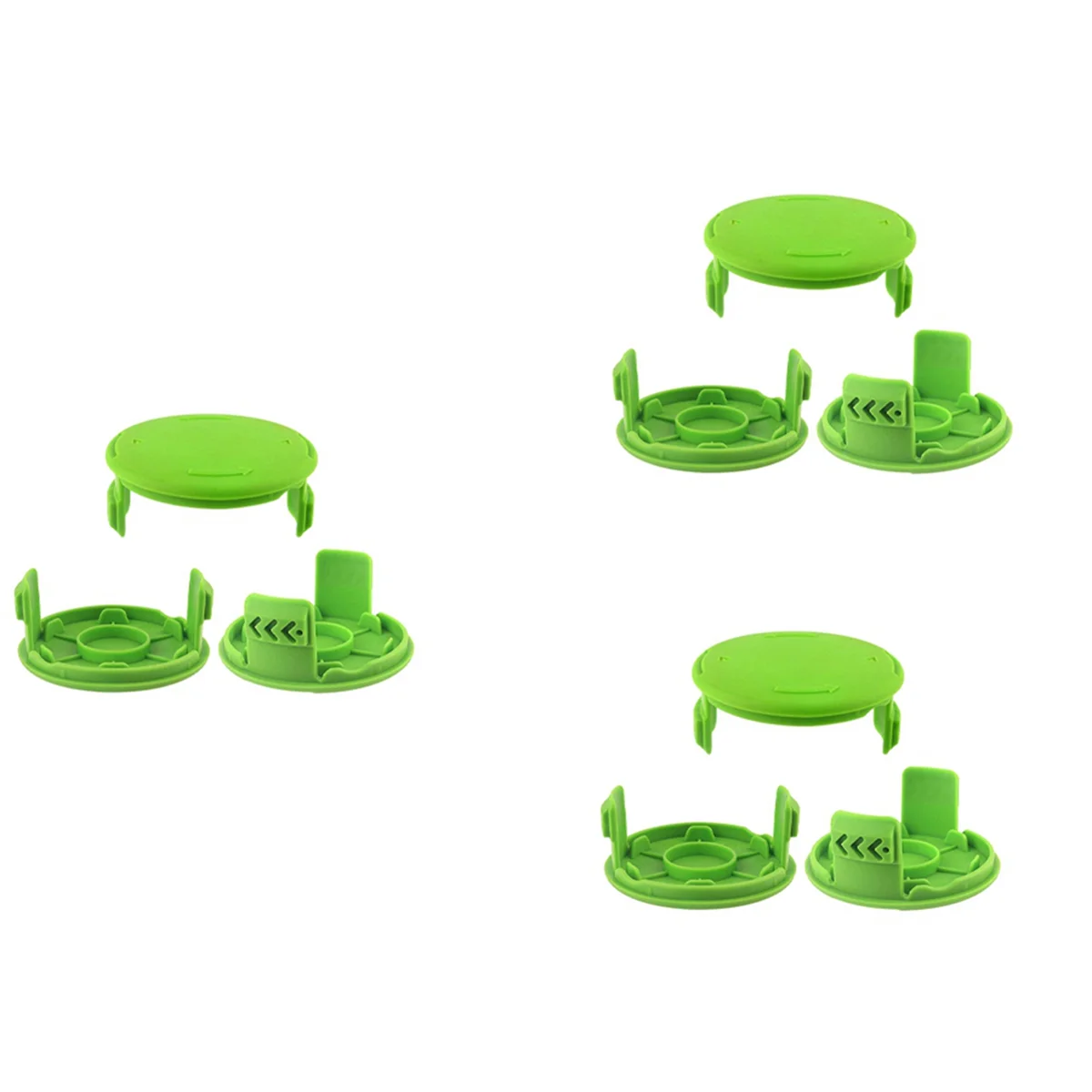 

9 шт., запасные крышки для катушек Greenworks 21332 21342 24 в 40 в 80 в