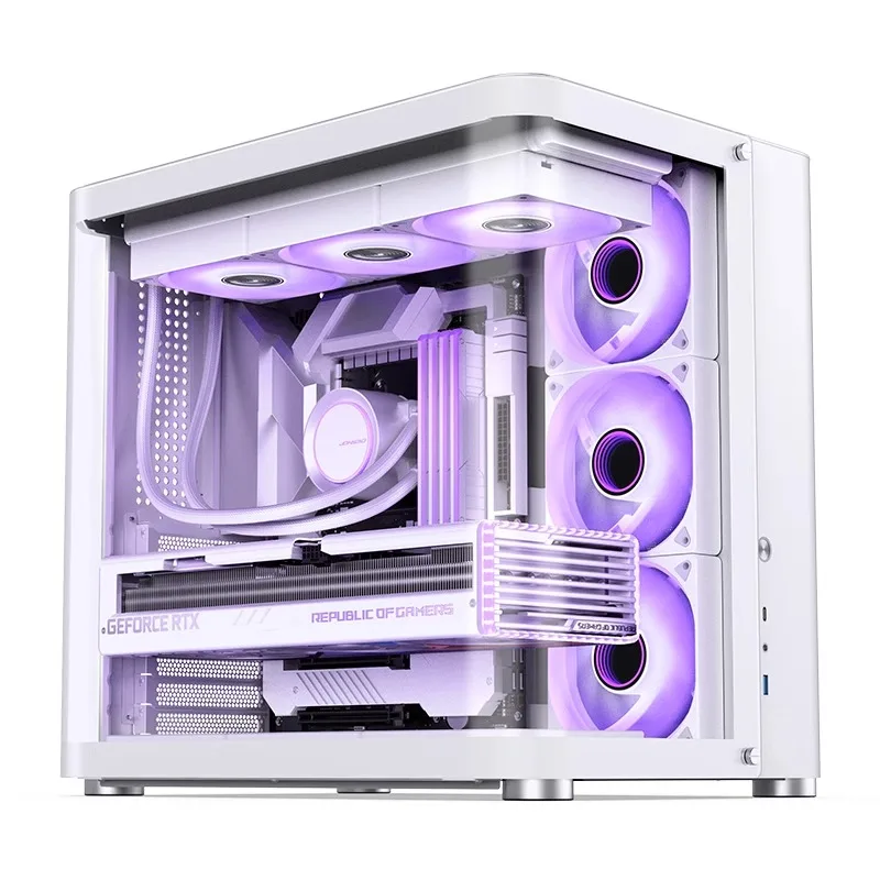 

TK-2 Hyperboloid Side Pass ATX Gaming Case Dual 360 Cold Row 9 Fan Position Type-c Gen2