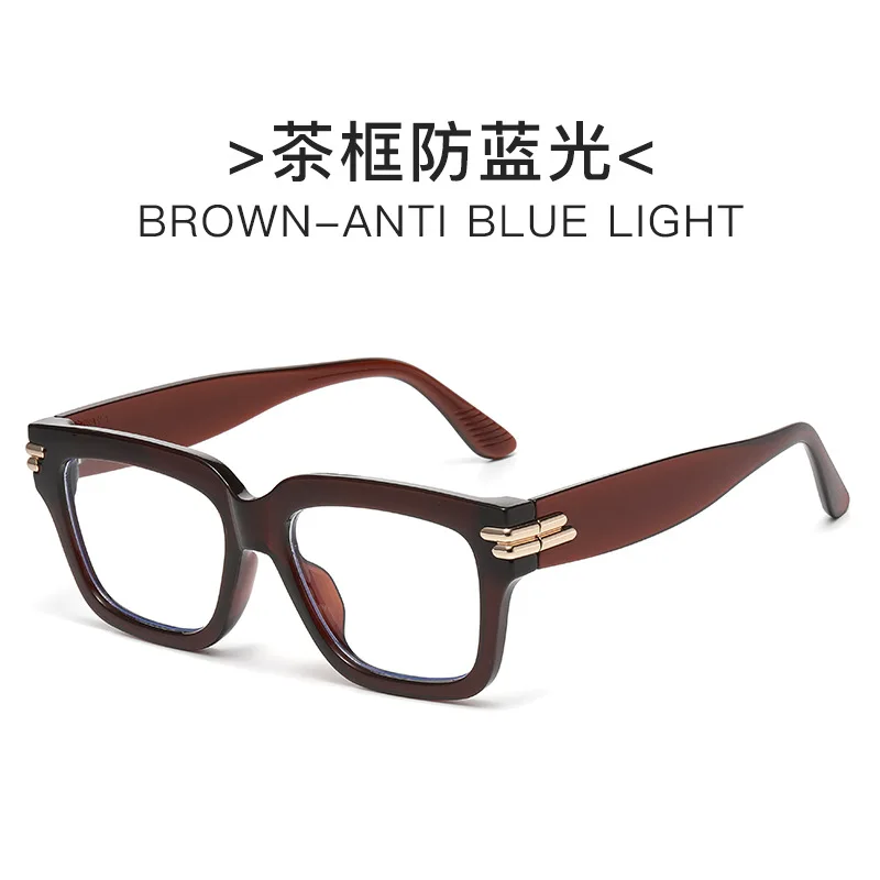 Prescription Glasses For Women Men Thick Frame Anti Blue Light Computer Glasses 2025 Luxury Brand Cat Eye Reading Glasses Unisex - 6