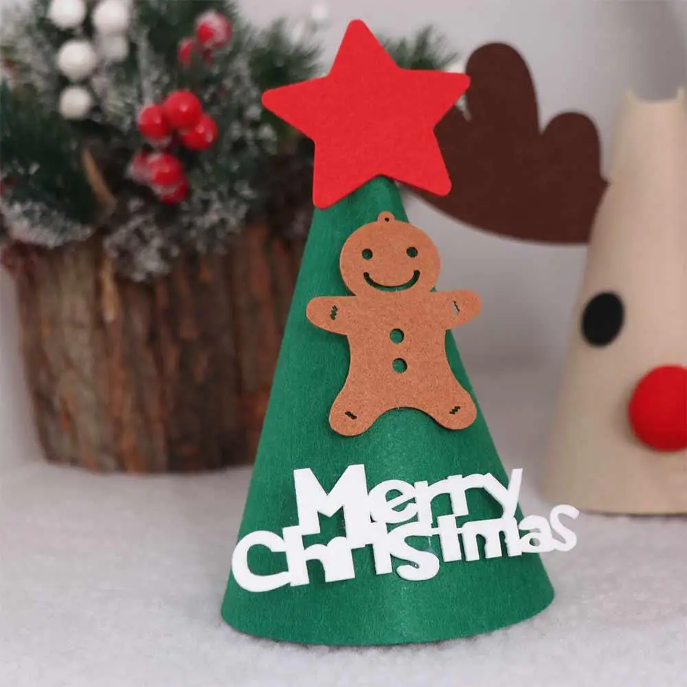 Christmas Merry Christmas Hat Xmas Decorative Santa Claus Cartoon Party Hat Felt Animal Santa Claus Hat Children/Adult