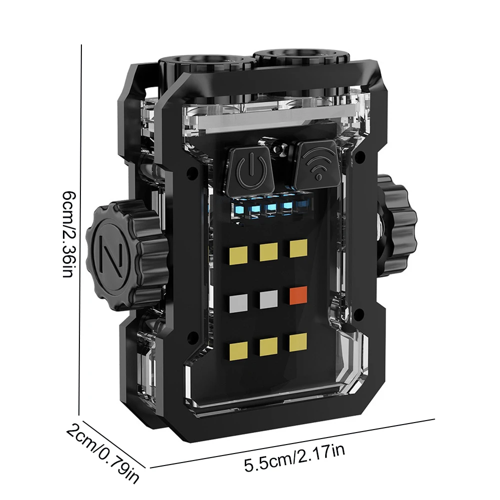 Dual LED Camping Pocket Lantern 600mAh Mini Torch Lamp 200LM USB Rechargeable High Bright Flashlight for Outdoor Camping Fishing