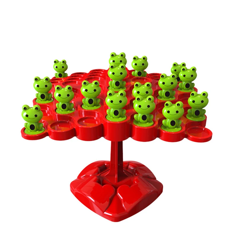 Educational Toys Montessori Frog Balance Tree Parent-Child Interactive Desktop Intellectual Leisure Funny Party Game