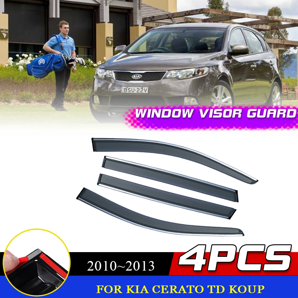 Car Windows Visor for Kia Cerato TD Koup Hatchback 20102013 2011 Vent