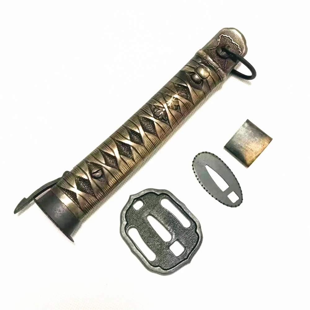 重めの鍔 Heavy tsuba for training 377g New A Set Military Copper