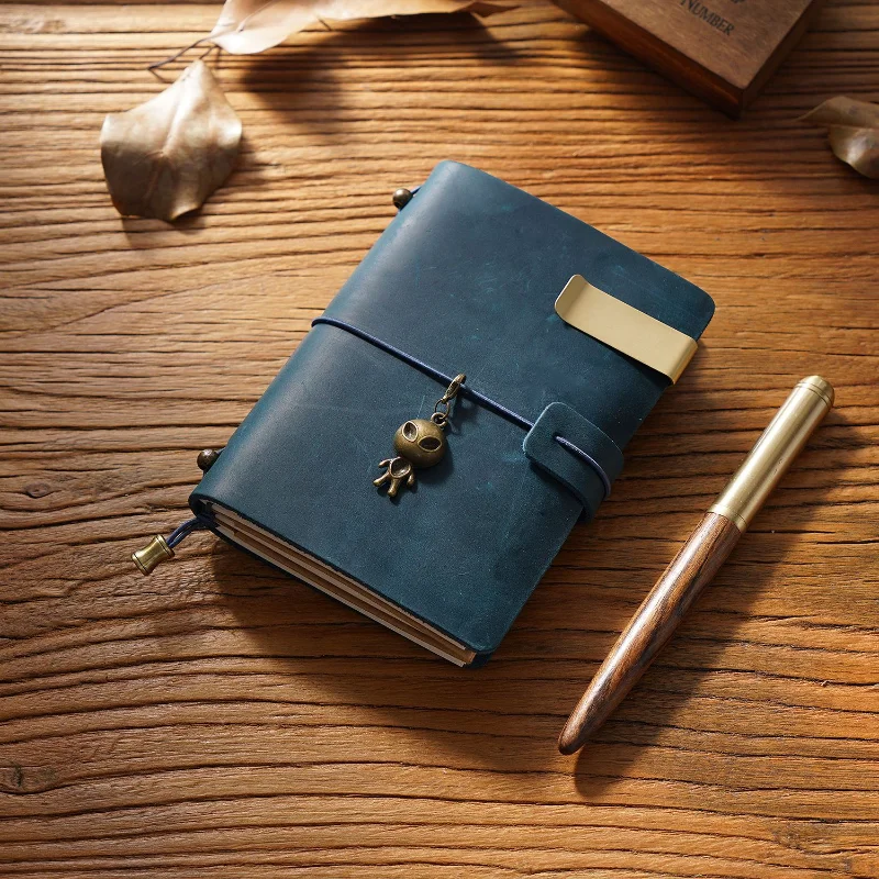 Genuine Leather Handmade Vintage Traveler's Notebook & Journal Organizer Cover