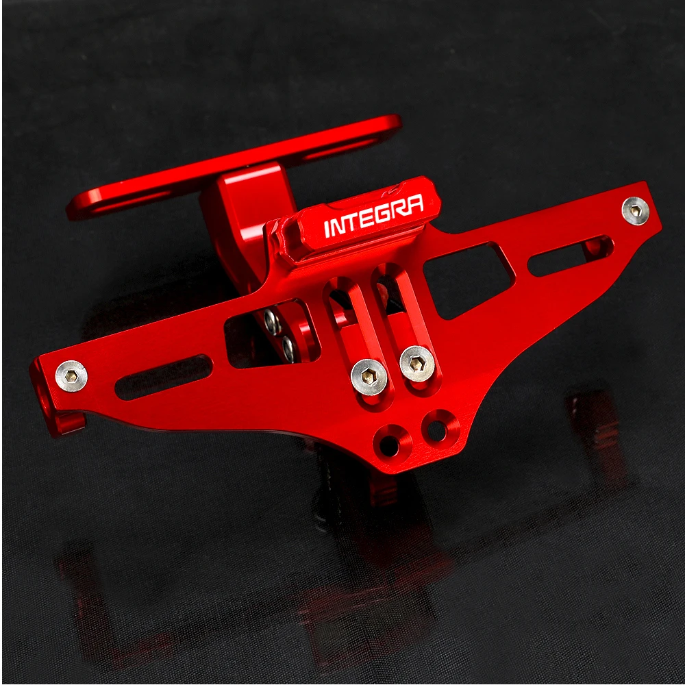 

Motor Angle Rear License Number Plate Bracket For HONDA Integra 750 DCT Integra750 800 2014-2017 2018 Mount Holder With Light