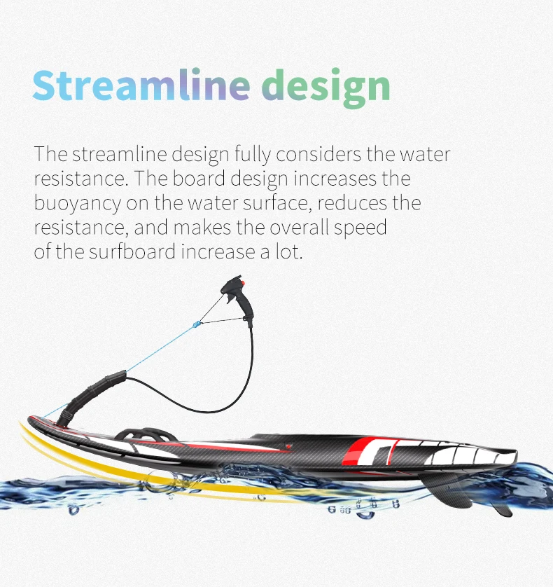 LowcostspecialKOOTUCarbonFiberPowerSurfboard109ccFuelEngine