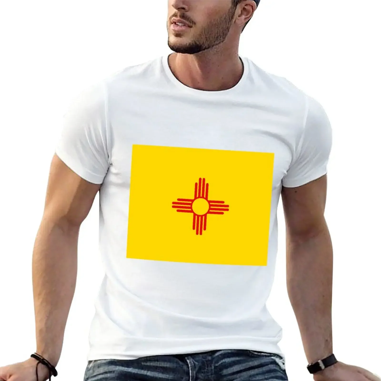 

Flag of the State of New Mexico (1920) - Flag Merch T-Shirt blacks hippie clothes oversizeds mens t shirt graphic