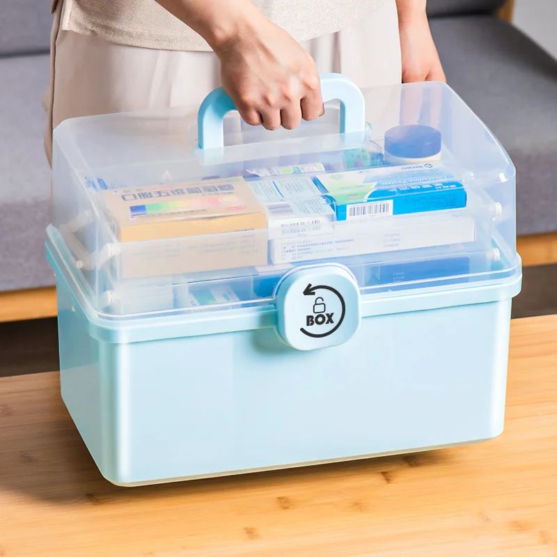 GIANXIFamilyMedicineStorageBoxPortableFirstAidKitMedicine