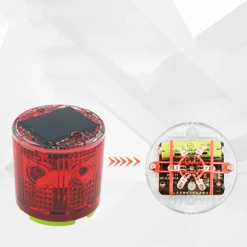 Mini LED Strobe Light Magnetic Mount Emergency Safety Warning Caution Flashing Beacon Lights for Cars Construction Vehicles