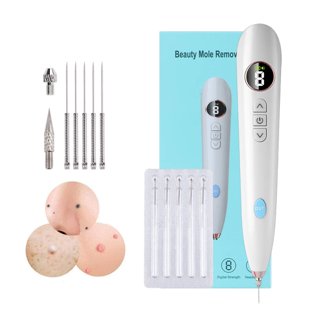 Skin Tag Remover Laser Plasma Pen Eliminator Wart Cauterizer Laser Pen Papilloma Removal Plasma Jet Acne Tattoo Berrugas Mole Polka Dot Remover Kite Skin Cleaning