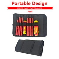 10Pcs Interchangeable Blade VDE Insulated Screwdriver Set with Case Magnetic 500V Home and Professional Use Electricians Tools