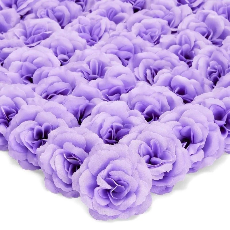 12 Stücke Künstliche Rose Blume Kopf Künstliche Blume Kein Stiel Gefälschte Seide Rose 3D Schmetterling Hochzeit Party Baby Dusche DIY wohnkultur – Detail 11