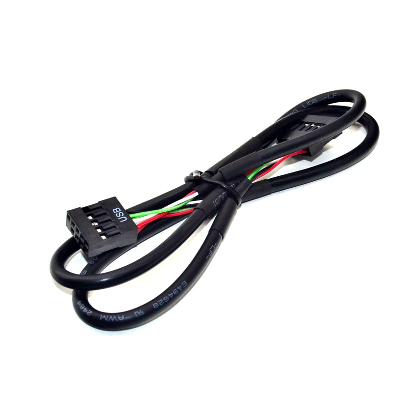 30/60CM 9Pin USB2.0 연장 케이블 USB 2.0 9핀 암-암 남성-암 승수 연장 코드 와이어 9핀 데이터 케이블
