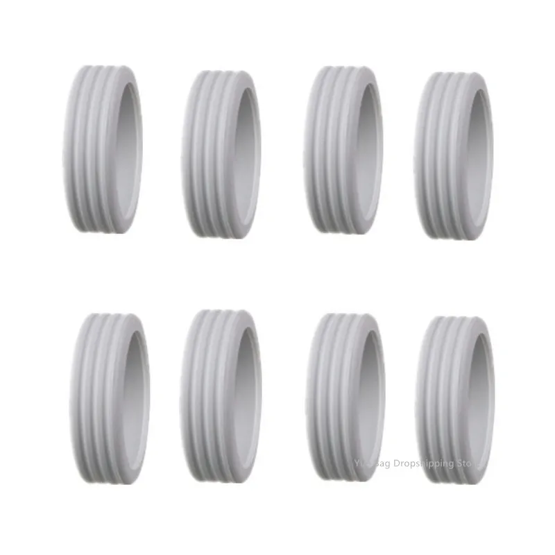 4/8PCS Silicone Travel Luggage Wheels Protector Cover Suitcase Wheels Protection Cover Trolley Box 2#