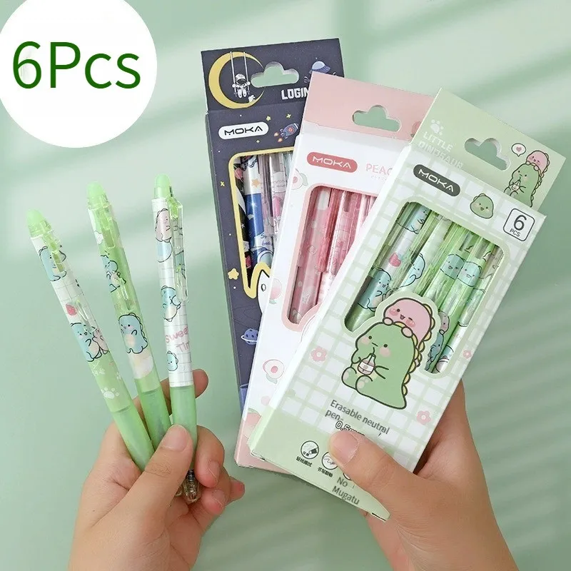 6pcs Cancelleria giapponese Penne carine Scuola Cancelleria coreana penna  kawaii penna 0.5mm