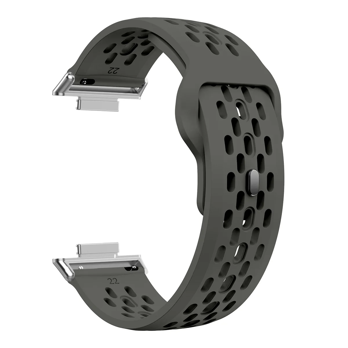 Breathable Sports Silicone Replacement Strap - Universal Fit Wristband Bracelet