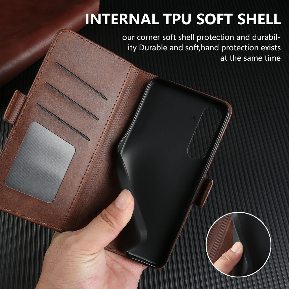 Ultra Luxury Leather Wallet Cover - Premium Style and Protection