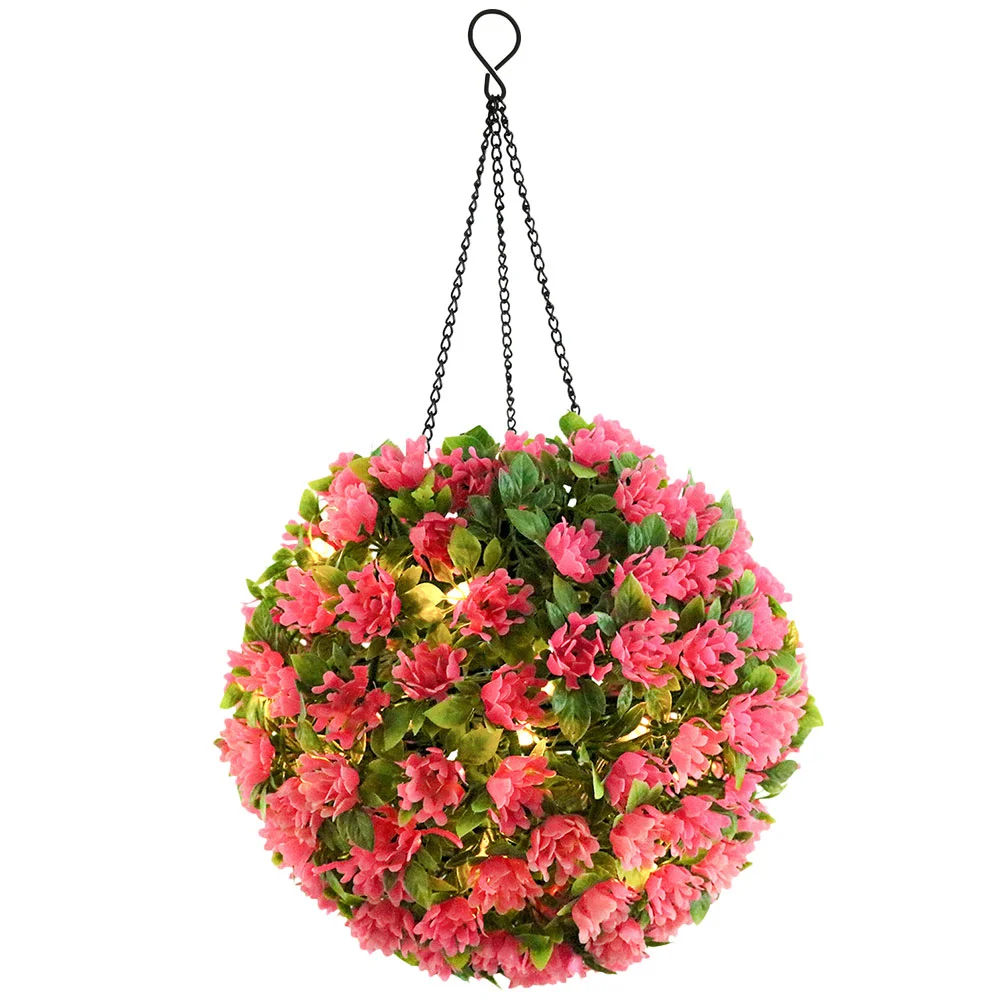 

Hanging Topiary Ball Lights Led Solar Topiary Ball Artificial Decorative Topiary Hanging Plant