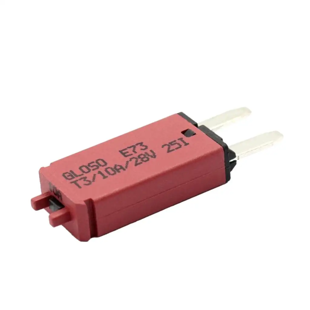 12V-24V Automotive Circuit Breaker Small Blade Fuse Resettable 10A