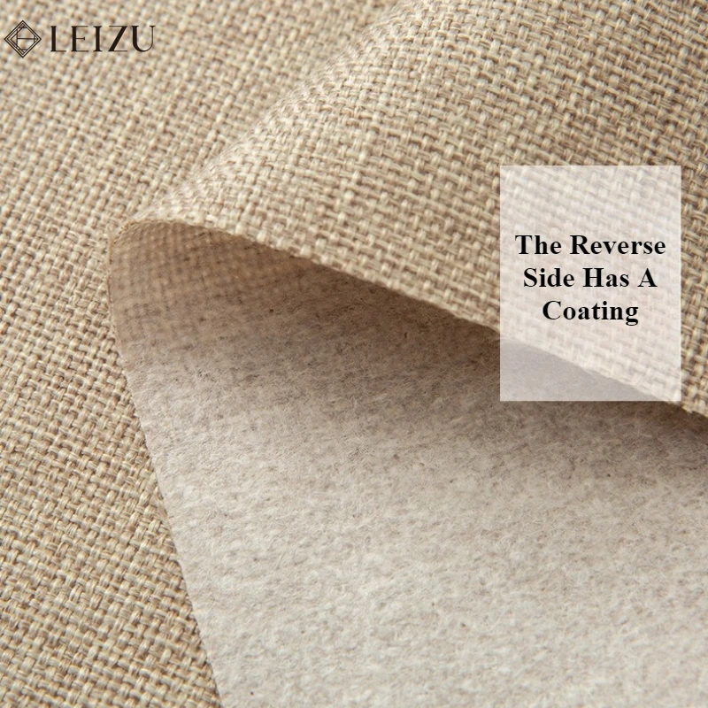 Home Textile Fine Linen Sofa Cloth Thickened Solid Color Fabric for DIY Sewing Sofas Covers, Tablecloth,Pillows,Curtain 50x150cm - 2