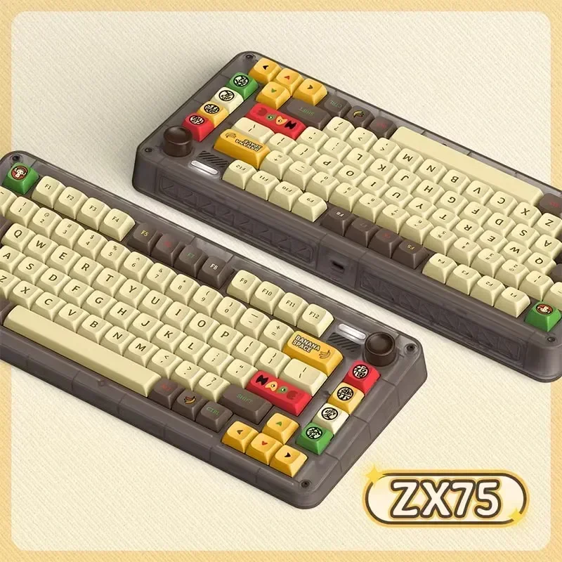 メカニカルキーボードIQUNIX-ZX75,Bluetooth,シール構造,取り外し可能 
