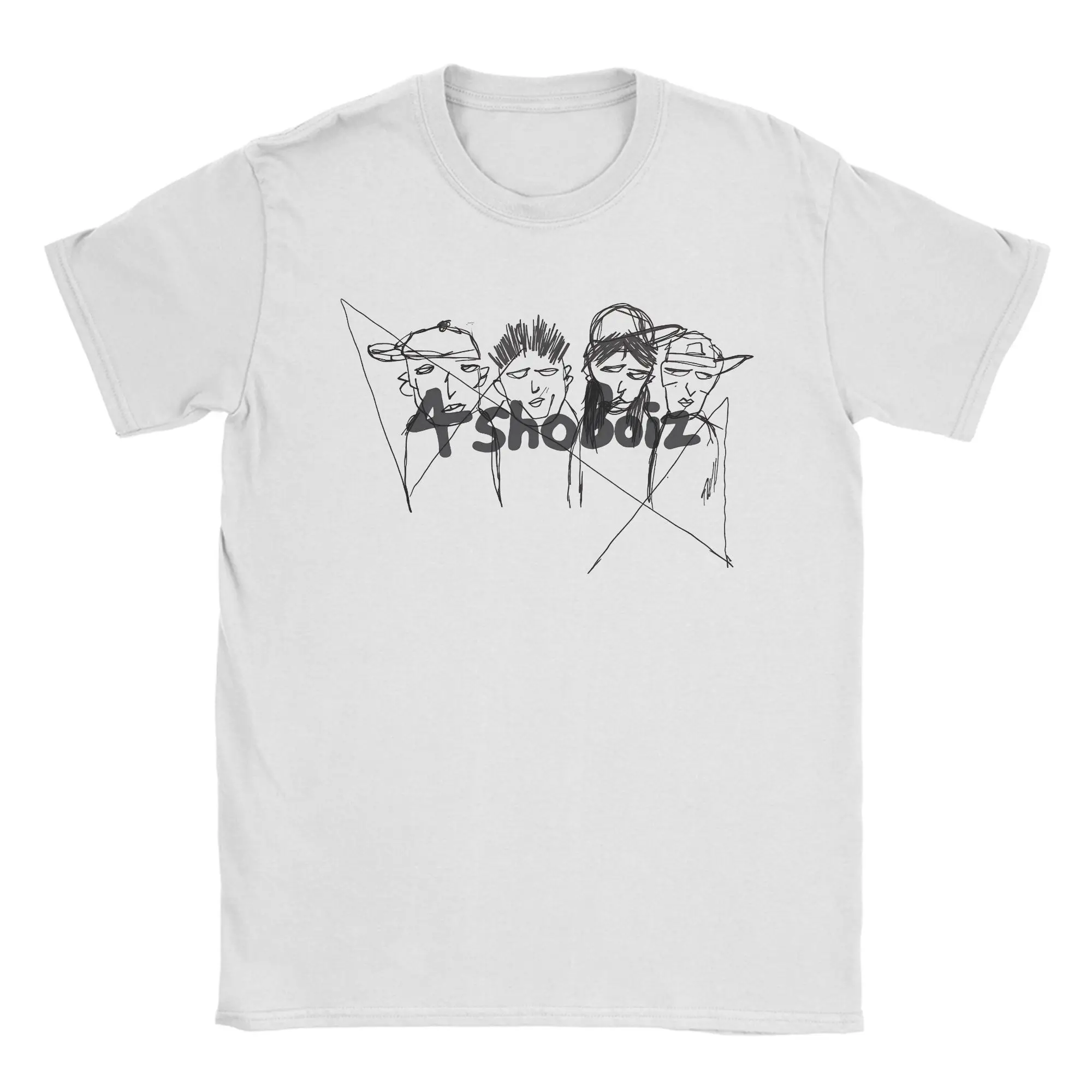 Kpop Jay Park Longshot 100% Cotton Trendy Summer T-Shirt for Men - Cool & Funny Y2K Graphic Tee with Short Sleeves