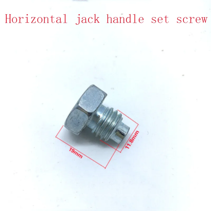 

Horizontal Jack Pressure Rod Fixed Screw Handle Rod Short Screw Head Repair Accessories 3/4 Ton Hydraulic Top Pressure Wire