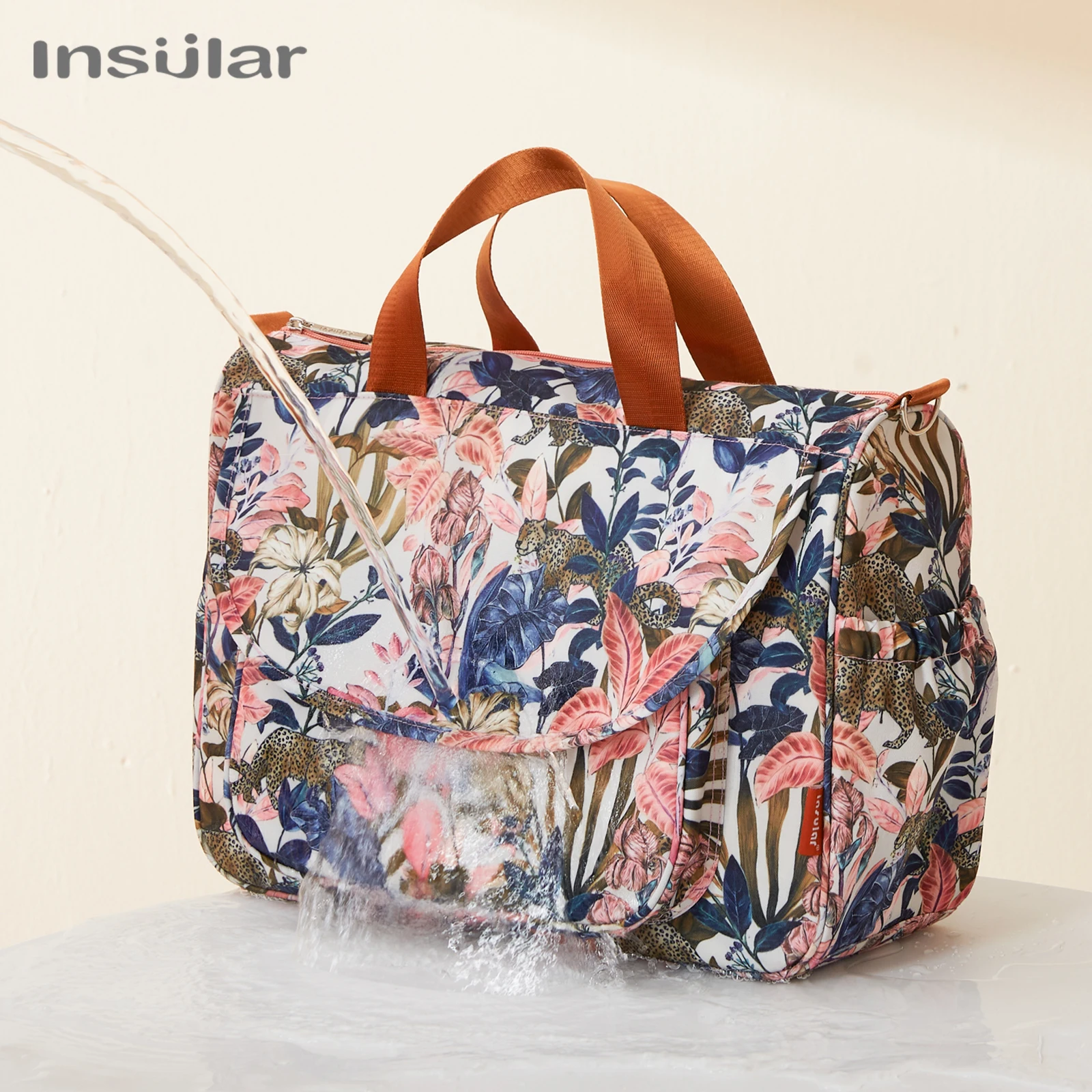 Insular Fashion Baby Diaper Changing Bag Cheap Nappy Stroller Bag For Mommy And Baby Convenient Mummy Bag