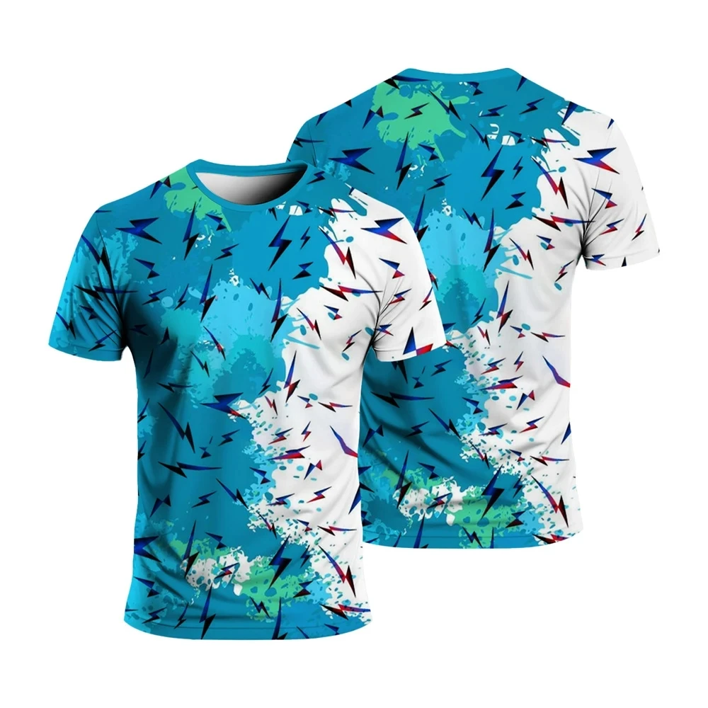 Comfortable Colorful Short Sleeve T-Shirt 2