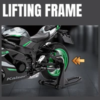1:12 Kawasaki Ninja ZX10R Alloy Die Cast Motorcycle Model Toy Vehicle Collection Sound and Light Off Road Autocycle Toys Car 2