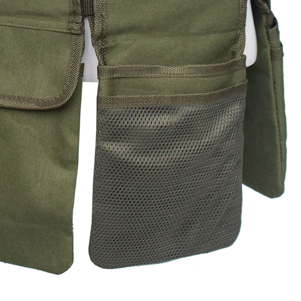 Canvas Gardening Belt with 4 Pockets Garden Tool Bag Removable Waist Tool Bag for Women & Men for Electrician Tool Plumbing Tool