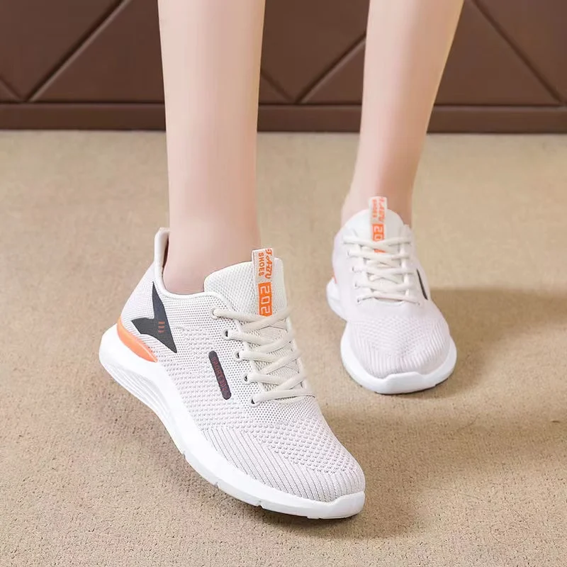 

2023 spring and summer women's daily women's shoes casual sports fashion breathable flat running light travel shoes