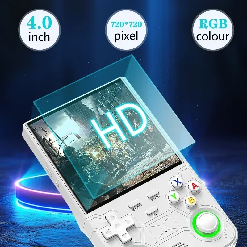 Console da gioco portatile R36 Ultra 2026 Open Source R36S con sistema Linux, schermo IPS da 4.0 pollici, lettore video tascabile 64G, i migliori giochi - immagine 2