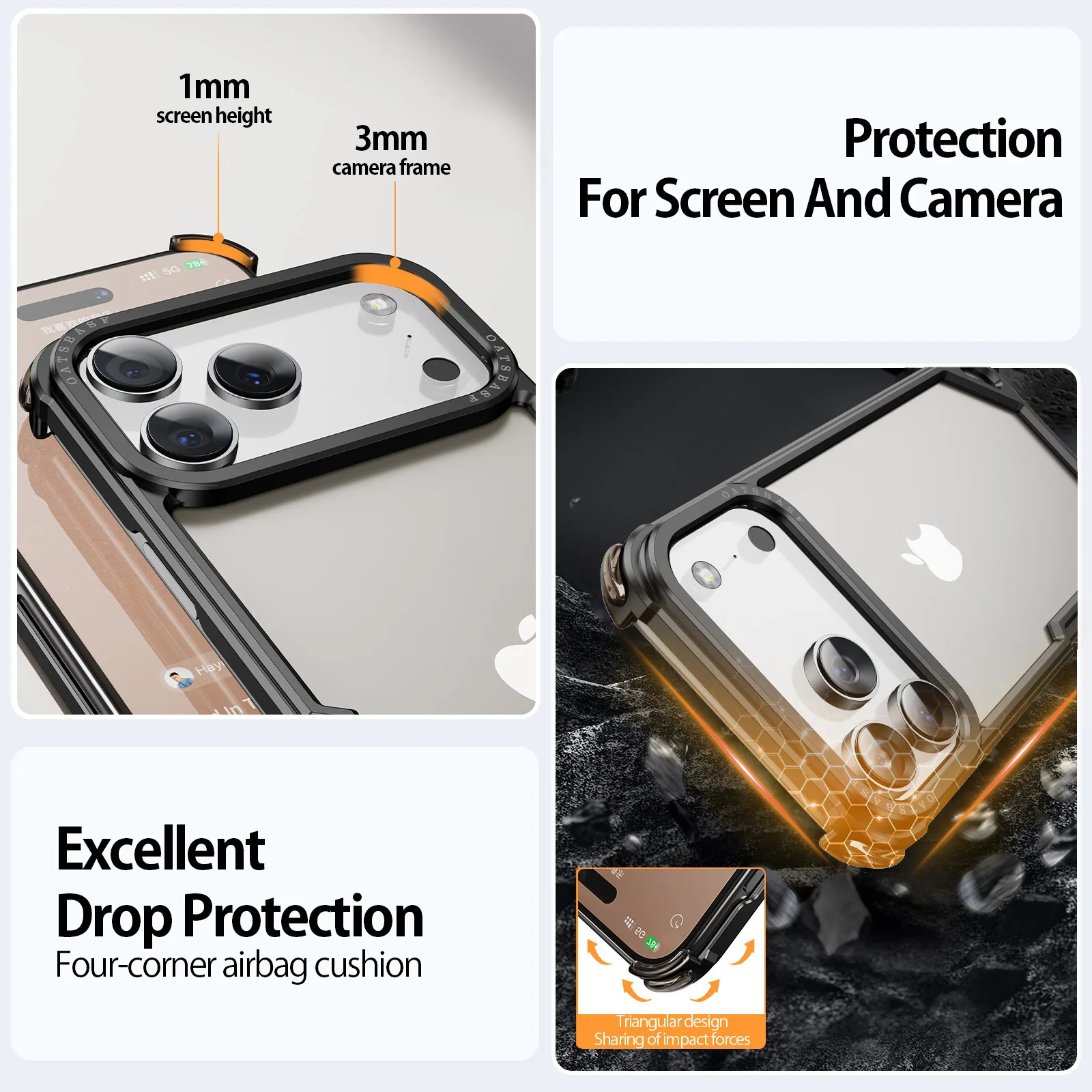 Eary Metal Frameless Phone Case for iPhone 17 Pro Max 17 Air Ultra-thin Magsafe Shell Shockproof Protector Aluminum Alloy Cover