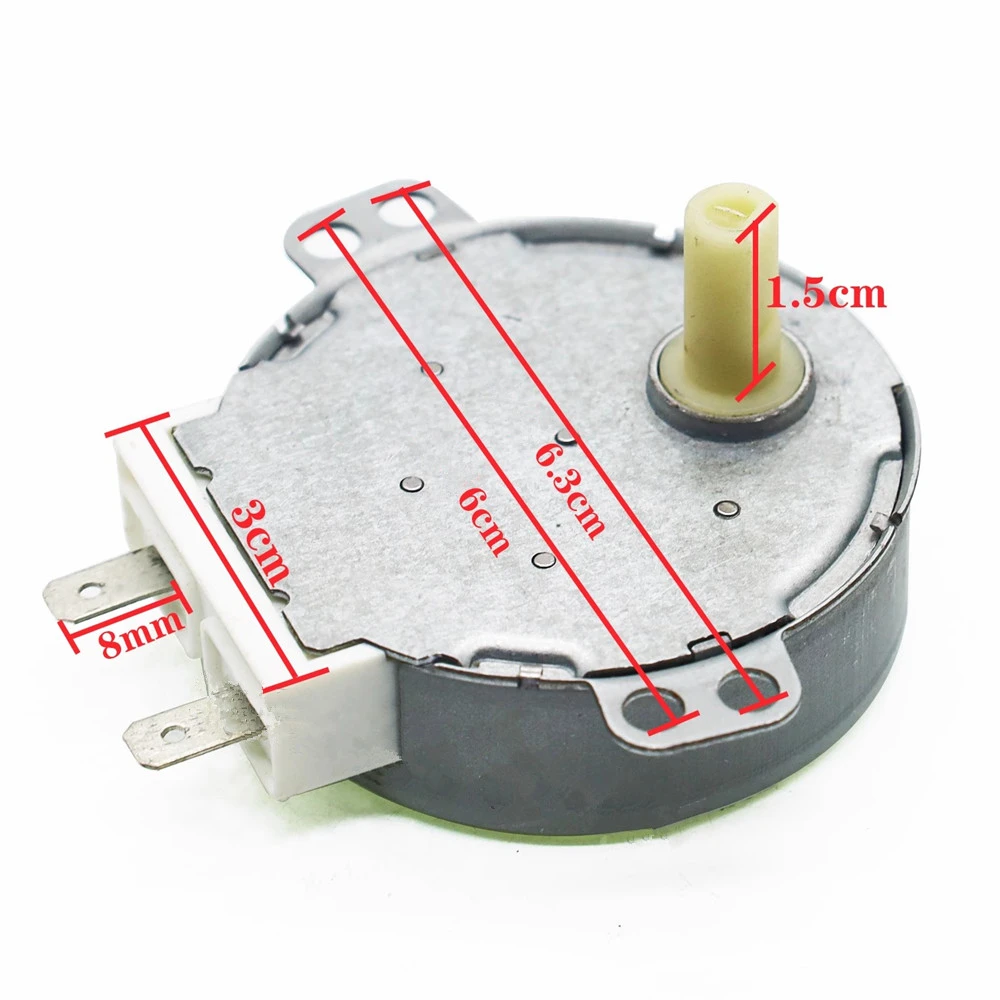 Universal turntable motor for SM-2301AF1 microwave oven synchronous motor 220V 5/6r/min 4W microwave replacement and maintenance microwave oven spare parts